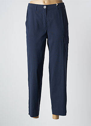 Pantalon cargo slim taille normale bleu BETTY & CO femme