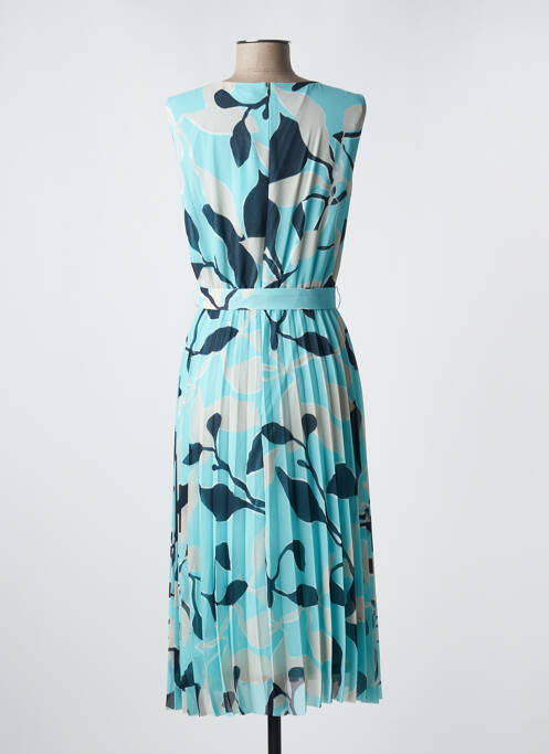 Robe mi-longue bleu BETTY & CO pour femme
