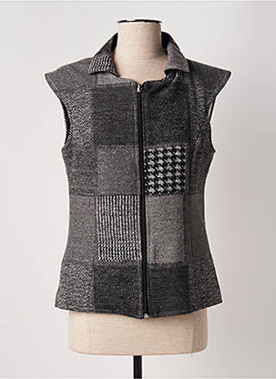 Veste casual poches gris LO! LES FILLES femme