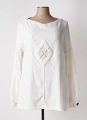 Blouse manches longues manches longues blanc ELISA CAVALETTI femme