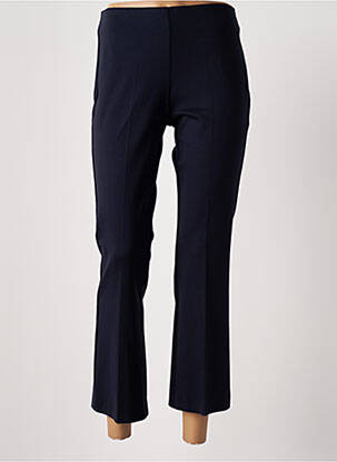 Pantalon 7/8 taille élastique bleu ANNA SERAVALLI femme