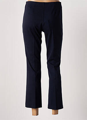 Pantalon 7/8 taille élastique bleu ANNA SERAVALLI femme