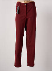 Pantalon droit rouge ZERRES pour femme seconde vue