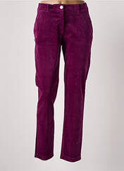 Pantalon slim violet EAST DRIVE pour femme seconde vue