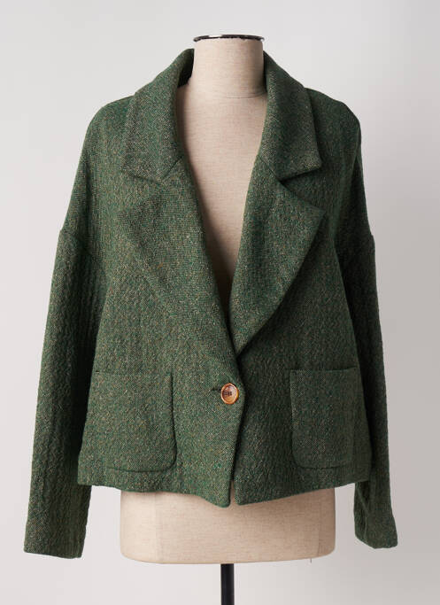 Blazer vert ANNA SERAVALLI pour femme