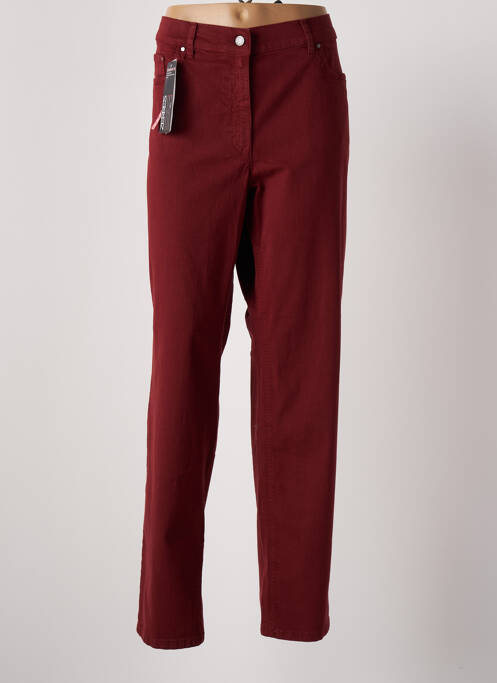 Pantalon droit rouge ZERRES pour femme