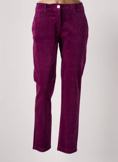 Pantalon slim violet EAST DRIVE pour femme