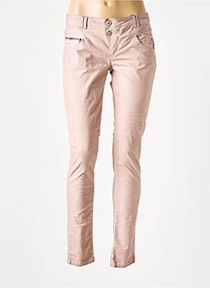 Pantalon slim stretch taille normale rose STREET ONE femme