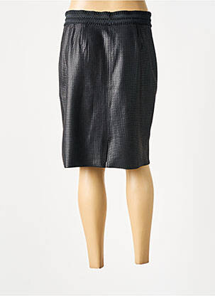 Jupe mi-longue stretch noir STREET ONE femme
