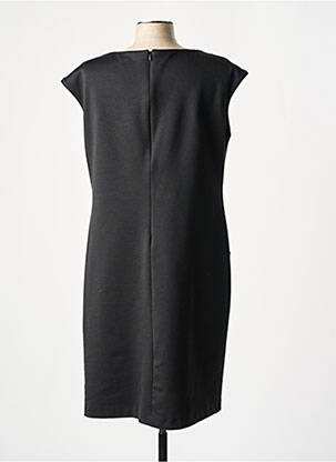 Robe mi-longue sans manche sans manche noir CAROLE RICHARD femme