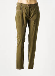 Pantalon slim vert OPALINE pour femme seconde vue