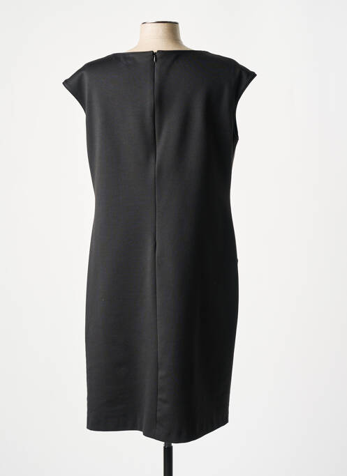 Robe mi-longue sans manche sans manche noir CAROLE RICHARD femme
