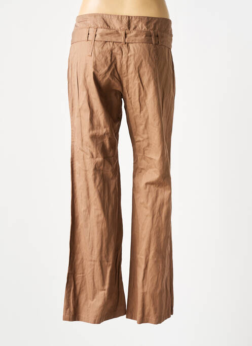 Pantalon droit marron UPC'T pour femme