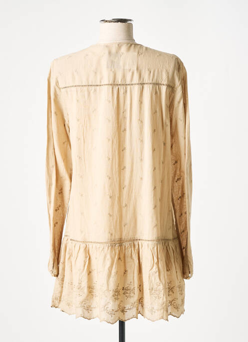 Robe courte beige IN LOVE femme