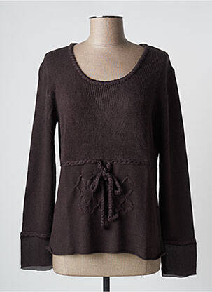 Pull marron FELINO pour femme