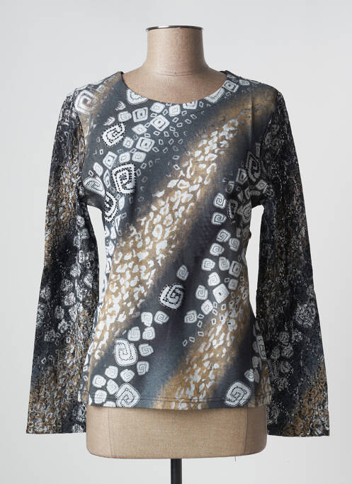 T-shirt manches longues manches longues gris FINETTE femme