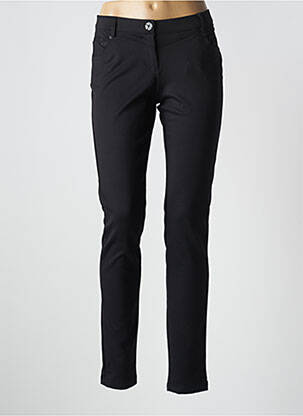 Pantalon slim taille basse taille basse noir FRED SABATIER femme