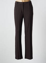 Pantalon droit marron LEWINGER pour femme seconde vue