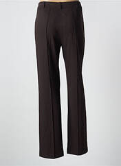 Pantalon droit marron LEWINGER pour femme seconde vue