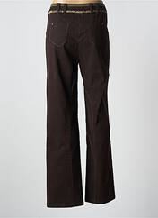 Pantalon droit marron LEWINGER pour femme seconde vue