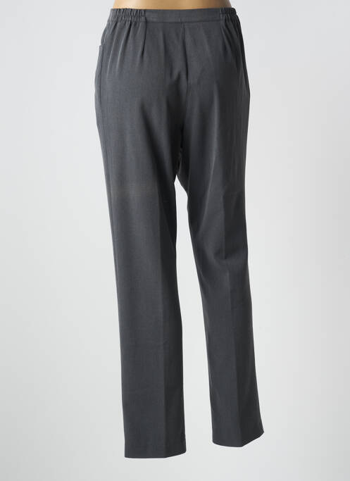 Pantalon droit stretch taille haute gris GRIFFON femme