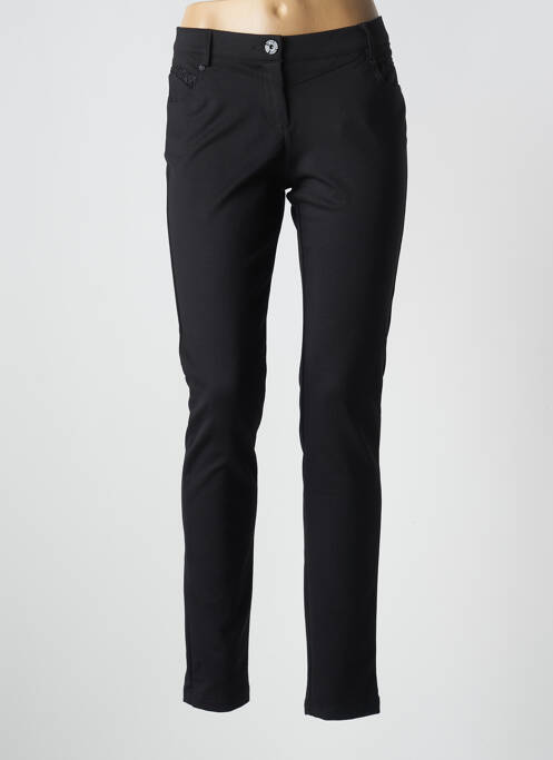 Pantalon slim noir FRED SABATIER pour femme