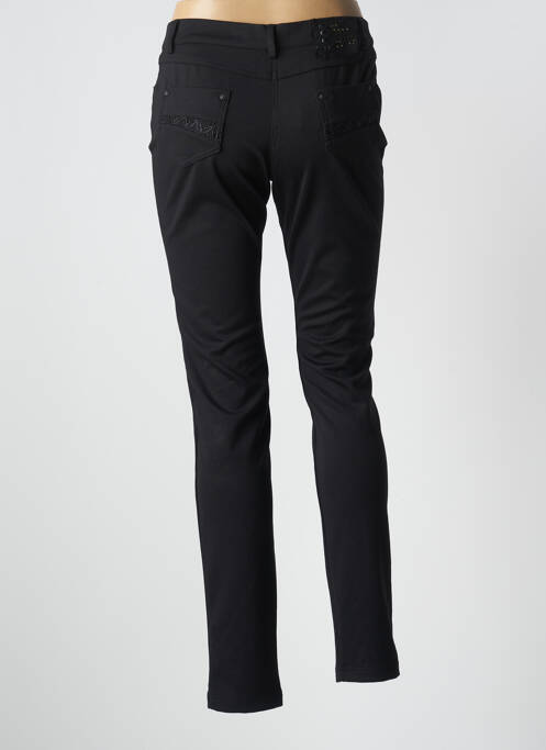 Pantalon slim noir FRED SABATIER pour femme
