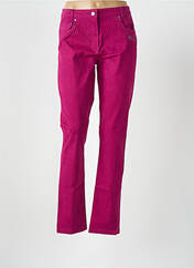 Pantalon droit violet THALASSA pour femme seconde vue