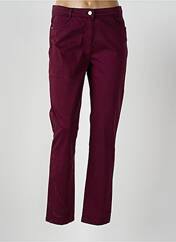 Pantalon droit violet THALASSA pour femme seconde vue