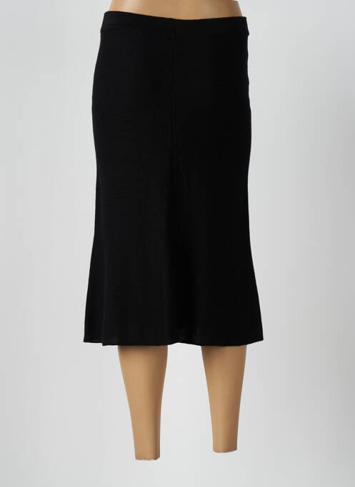 Jupe mi-longue noir OLIVER JUNG pour femme
