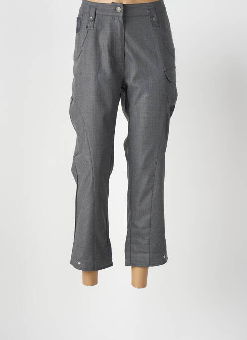 Pantalon 7/8 gris FRED SABATIER pour femme