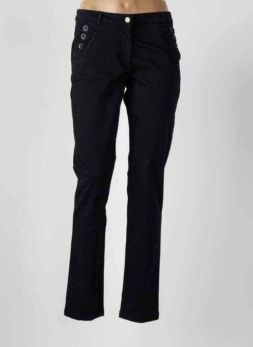 Pantalon droit bleu THALASSA pour femme