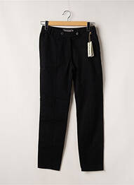 Pantalon droit fermeture zippée sous rabat boutonné noir MAT DE MISAINE femme