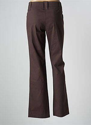 Pantalon droit stretch taille normale marron MAT DE MISAINE femme