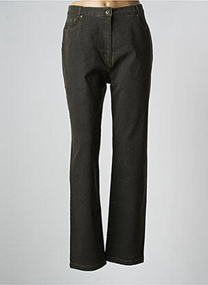 Pantalon slim stretch taille normale vert MAT DE MISAINE femme