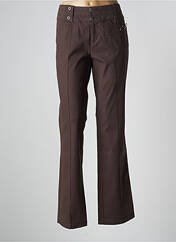 Pantalon droit marron MAT DE MISAINE pour femme seconde vue