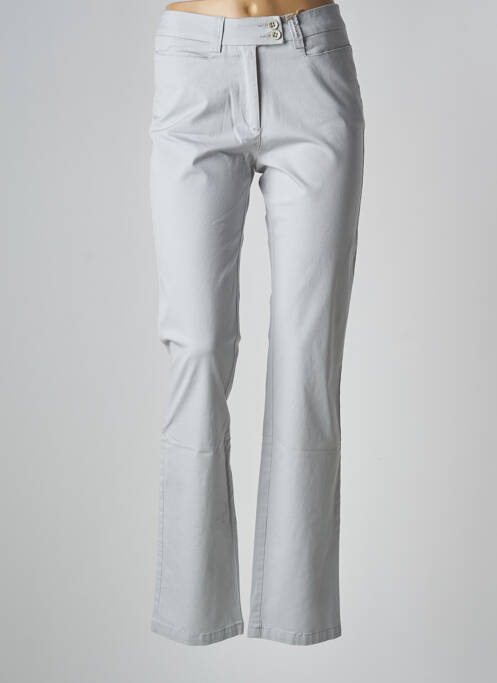 Pantalon droit gris MAT DE MISAINE pour femme