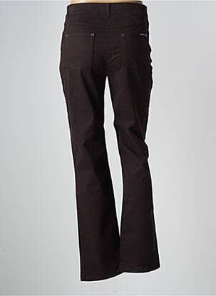 Pantalon droit stretch taille normale marron SAINT JAMES femme
