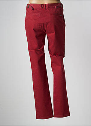 Pantalon droit stretch taille normale rouge SAINT JAMES femme