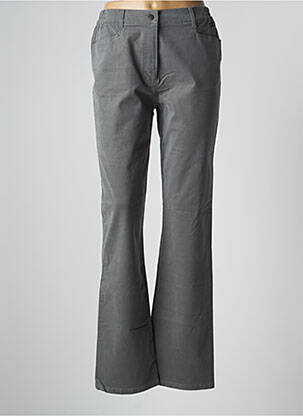 Pantalon droit stretch taille normale gris SAINT JAMES femme