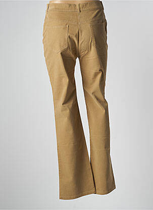 Pantalon droit stretch taille normale beige SAINT JAMES femme