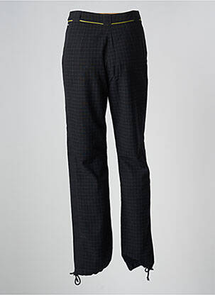 Pantalon droit tissage popeline taille normale noir SAINT JAMES femme