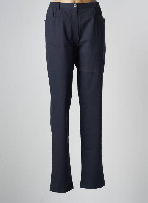 Pantalon droit bleu SAINT JAMES pour femme