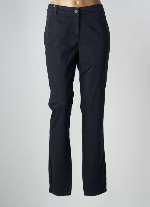 Pantalon droit bleu SAINT JAMES pour femme