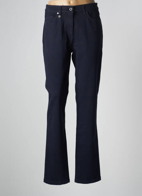 Pantalon droit bleu SAINT JAMES pour femme