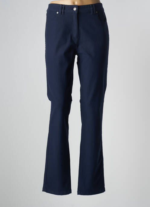 Pantalon droit bleu SAINT JAMES pour femme