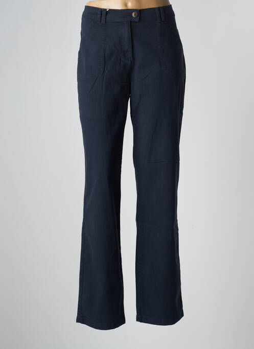 Pantalon droit bleu SAINT JAMES pour femme