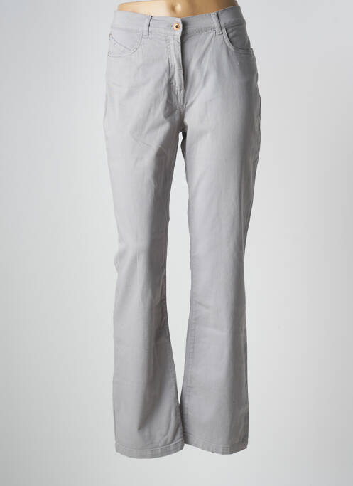 Pantalon droit gris SAINT JAMES pour femme