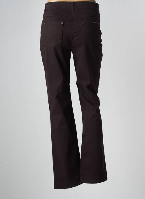 Pantalon droit marron SAINT JAMES pour femme