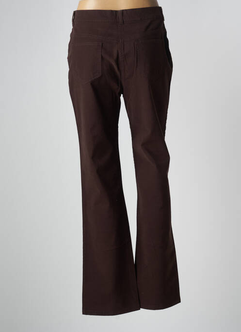 Pantalon droit marron SAINT JAMES pour femme